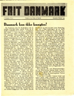 Frit Danmark, nr. 6, 3. årg., side 1