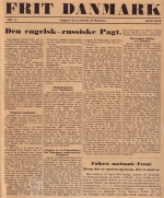 Frit Danmark, nr. 4, 1. årg., side 1