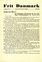 Frit Danmark, nr. 2, 3. årg., side 1