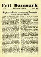 Frit Danmark, nr. 5, 2. årg., side 1